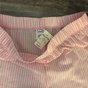 Pink Striped Pajama Pants